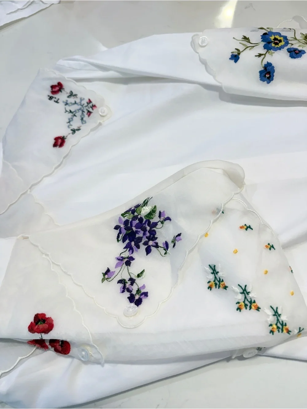 Tory Burch NWT Rare Discontinued Intricate Floral Embroidered Blouse